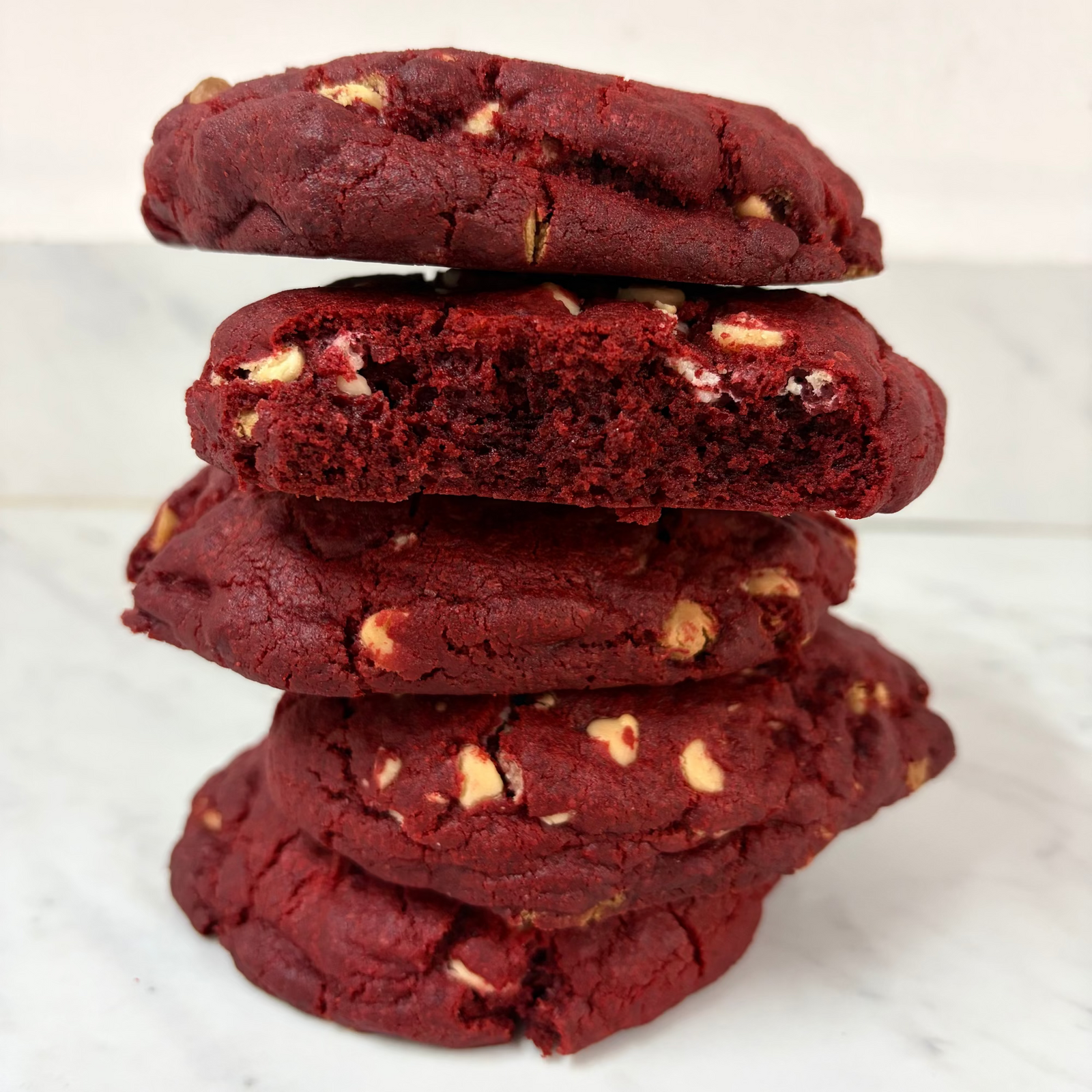 Galleta Red Velvet (Estilo Nueva York)